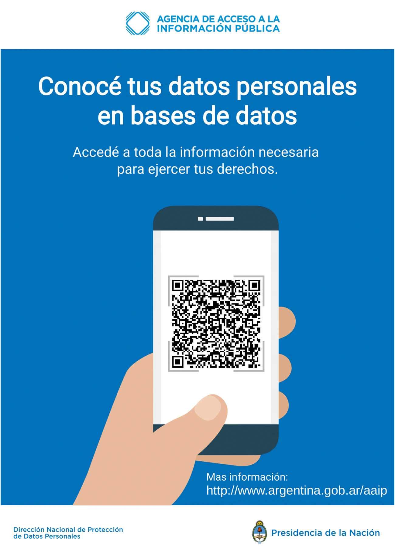 Datos personales flyer