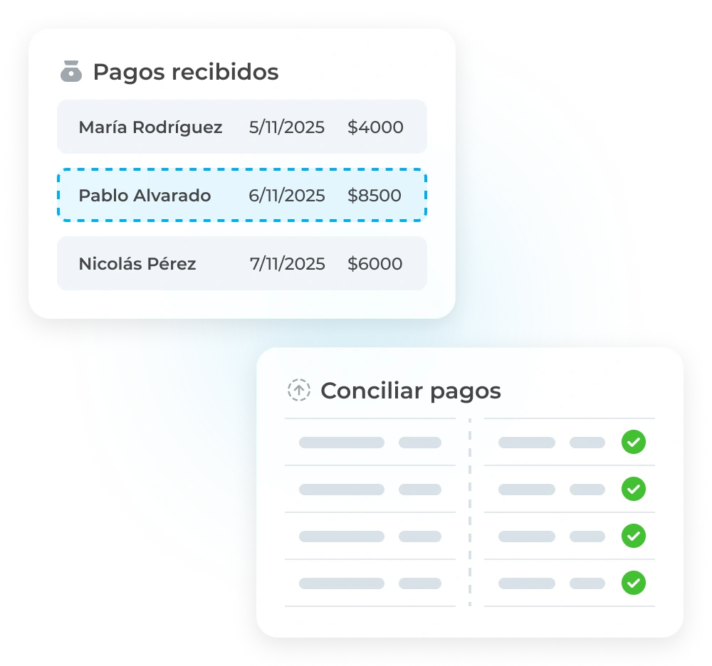 Seguridad y conciliación automática