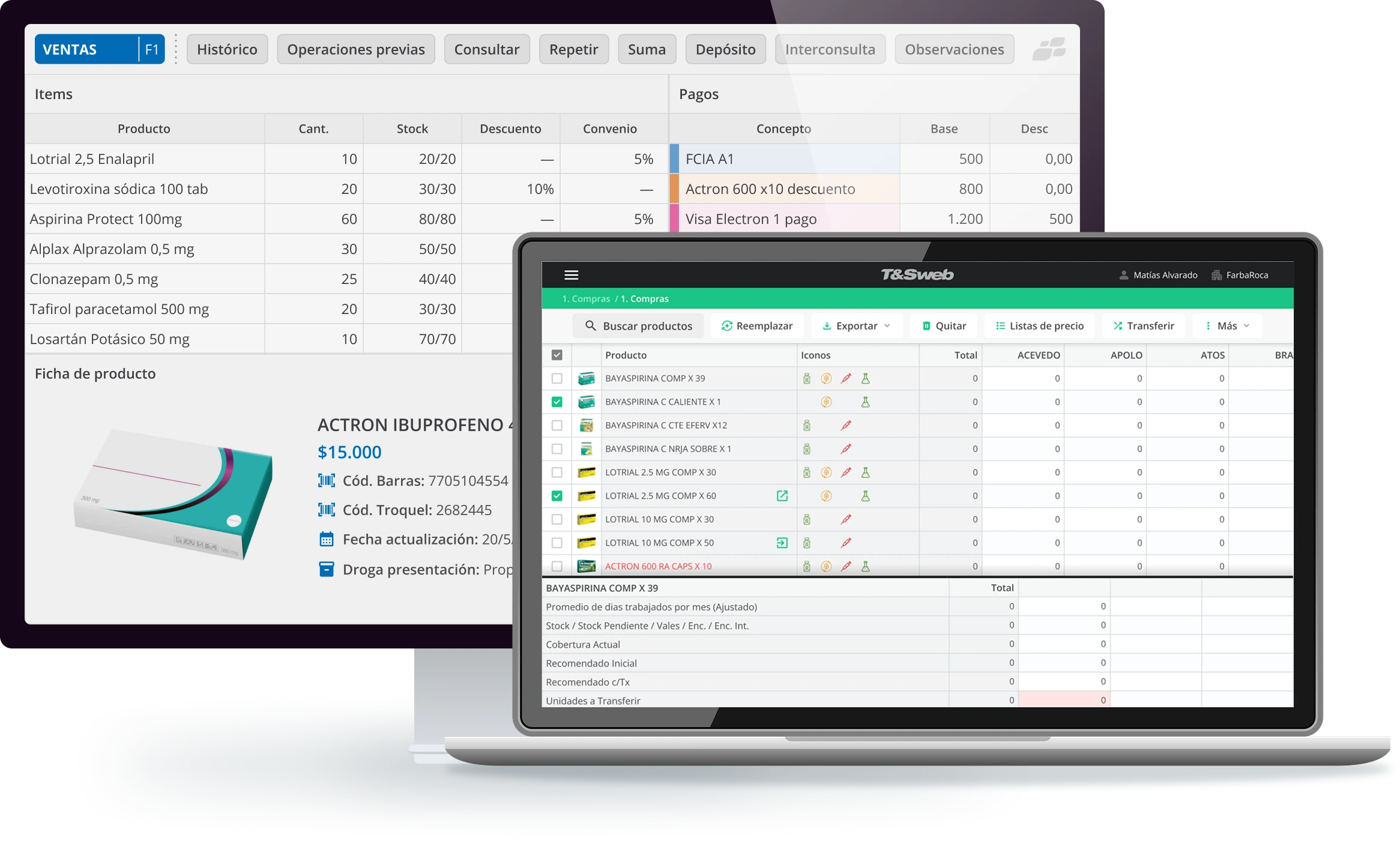 Mockup de Touchysale